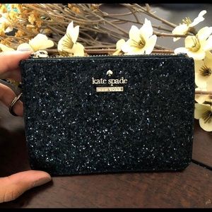Black Kate Spade Glitter Laurel Way Bitsy